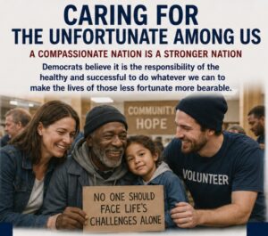 CARING FOR THE UNFORTUNATE AMONG US